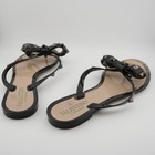 Valentino Garavani Rockstud Pvc Bow Flat Thong Sandals Flip Flops Us 6