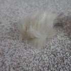 Set Of 2 Faux Fur Pom Poms Cream Custard Hat Accessories Diy Craft Supplies