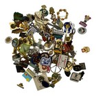 Vintage Lot Of  90 Collectible Pins   Brooches     Military  Souvenir  Novelty