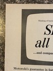 1964 Motorola Black   White Tv Television Print Ad Shop All Three Vtg 1960s