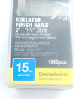 15ga 2 Inch  fn  Style Grip Rite 2  Galvanized Finish Nails  2-boxes  2 000 ct