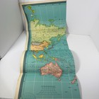 Vintage 1950s Hammonds International Map Of The World Wall Size 4 2 x2 9 