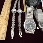 Vtg Lot 7 Watches Timex Helbros Carriage By Timex Faded Glory Men Women Vtg 