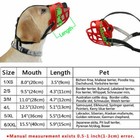 6 Size Dog Training Muzzle For Large Dogs Prevents Biting Dog Can Breathable Usa