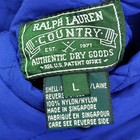 Vintage Polo Country Ralph Lauren Reversible Chore Barn Wool Jacket L Blue