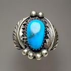 Vintage Henry Mariano Sterling Silver Turquoise Ring Sz6 5 Signed