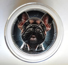 French Bulldog American Silver Eagle 1oz  999 Silver Dollar Limited Edition Coin