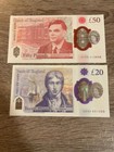 England Banknote   5   10 Pounds Queen Elizabeth Ii  5-10 British Pound Circulated