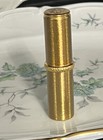 Vintage Revlon Futurama Lipstick Gold Metal Tube Case  Lanolite Pink Vanilla New