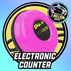 Light Up Skip Ball Ankle Toy Retro Outdoor Game Kids Active Play Pink