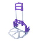 170lb Luggage Cart Folding Dolly Push Truck Hand Collapsible Trolley bungee Cord