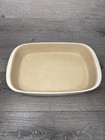 Pampered Chef Family Heritage 15x10 Stoneware Baker Vanilla Glaze Bake Roast