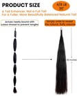 4 8 Lb Horse Tail Extensions  Natural Real Horse Hair  False fake Horse Tail 