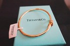 Newtliffany co knot Bangle 18krose Gold Diamond