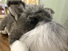 14  Russ Plush Miniature Schnauzer Puppy Dog Gray Yomiko Classics Stuffed Animal