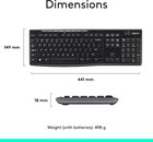 Logitech Mk270 Wireless Keyboard And Mouse Combo - Black