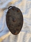 Antique Vintage Metal Triple Barn Pulley Hay Trolley 6  X 4  X 3 