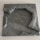 1 35 Grey Resin Unpainted Artillery Emplacement Diorama Base Scene Terrain