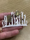 Vintage Sterling Silver 925 Tested Estate Acquired Aquatic Landscape Brooch Pin