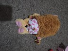 Animal Babies Nursery Plush Doll Bundle Lot Of 8 Jakks Pacific Pig Skunk As-is