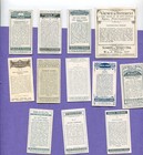 12 Different Mixed English Cigarette Collector Cards Vintage Tobacco Lot