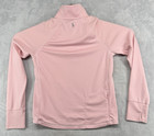 Polo Ralph Lauren Spring Island Golf 1 4 Zip Pink Peformance Long Sleeve Girls L