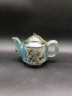 Vtg Chinese Plique A Jour Translucent Cloisonne Tea Pot Miniature 3  T X 4 5  W