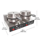 Gorillarock Waffle Cone Maker   Commercial Double Waffle Cone Iron   Nonstick
