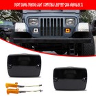 4pc Led Side Marker Light front Turn Signal Light For Jeep Wrangler Yj 1987-1995