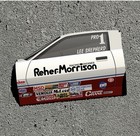 Wow    Curved Chevrolet Reher-morrison Camaro Race Car Door Sign