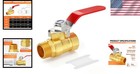 1 2 Inch Brass Ball Valve  Male To Female Npt Pipe Fitting  1 Piece