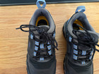 Keen Ridge Flex Womens Hiking Shoes 6 5 Steel Gray Hydrangea New Waterproof