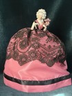 Large 10 1 2    Antique German Porcelain Schneider     Half Doll Pin Cushion