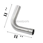 16pcs 2 5 od Diy Custom Exhaust Tubing Mandrel Bend Pipe Straight   U-bend Kit