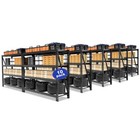 Workpro 68 x24 x 65  Ultra Wide 4tier Metal Garage Shelving Unit Rack 10pack New
