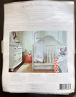 Wendy Bellissimo New Crib Skirt From The Hudson Collection Dot In Grey And White