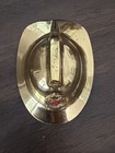 Hong Kong Fire Services Department Souvenir Brass Helmet   Red Enamel Crest A4