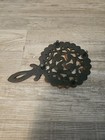 Vintage 50 s Cast Iron Footed Heavy Trivet         
