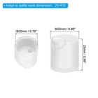 24pcs 20 410 Replacement Press Caps Plastic Top Cover For Shampoo And Lotion