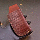 Hand Made Cow Leather Sheath For Folding Pocket Knife Cover 1711