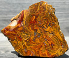 Rooster Tail Jasper   Flame Agate Lot -mexico - Lapidary Rough Slabs For Cabbing