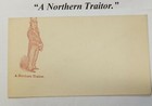 1860s Civil War Uncle Sam Northern Traitor Confederate Csa Patriotic Cover Vf