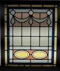 Elegant Decorative Midsize Old English Leaded Stained Glass Window 21 1 4 x 25 