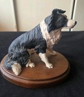 Border Fine Arts B0127 Border Collie Figurine - Hand Made In Scotland 1997