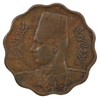 Egypt - 10 Milliemes - 1943  1362  - Farouk