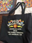 Paul Mccartney Fonda Official Tshirt  Poster  Tote  Ticket Hollywood Beatles Vip