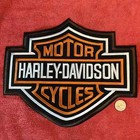     huge Harley-davidson Hd Bar   Shield Back Embroidered Patch Extra Large 12    Mc