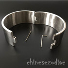 6cm Heavy Duty 100  Stainless Steel Neck Collar Neck Corset Cuff Binding 4 Size