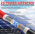 Juego De Cables Solares 2  50 Pies 10awg Con Conectores Impermeables  Nuevo