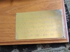Vtg Bdu-36 Practice Target Marker Bomb Desktop Model Award Oakland Naval Supply
